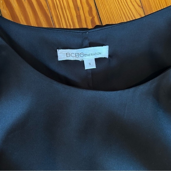 BCBGeneration Black Lace One Shoulder Dress - S Flowy Cocktail Party Elegant - Picture 6 of 8